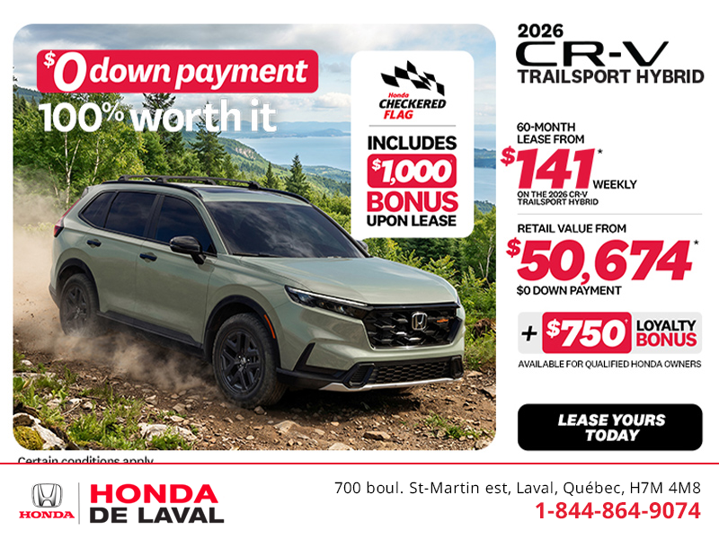 Get the 2026 Honda CR-V Hybrid!