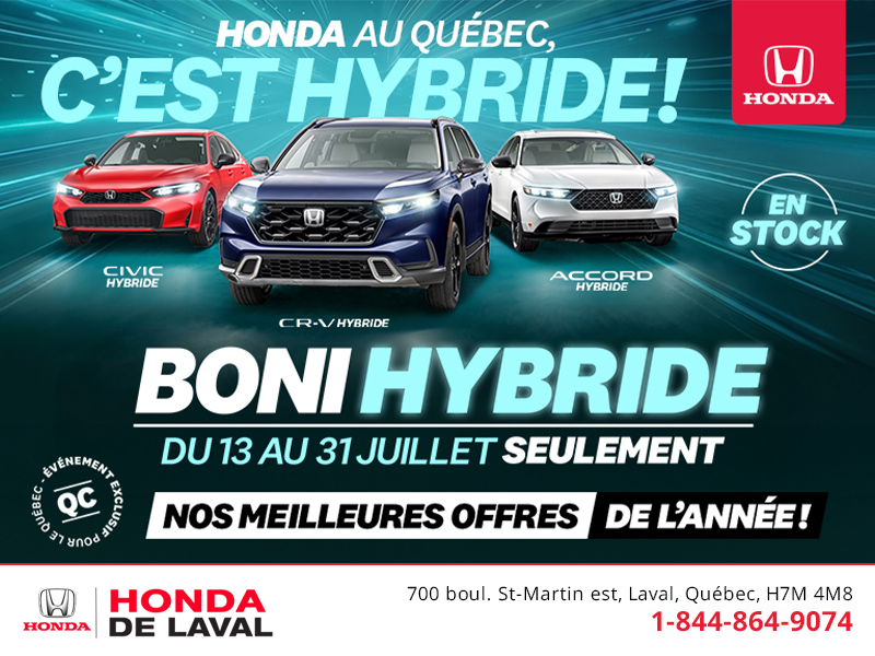 L'événement mensuel Honda !