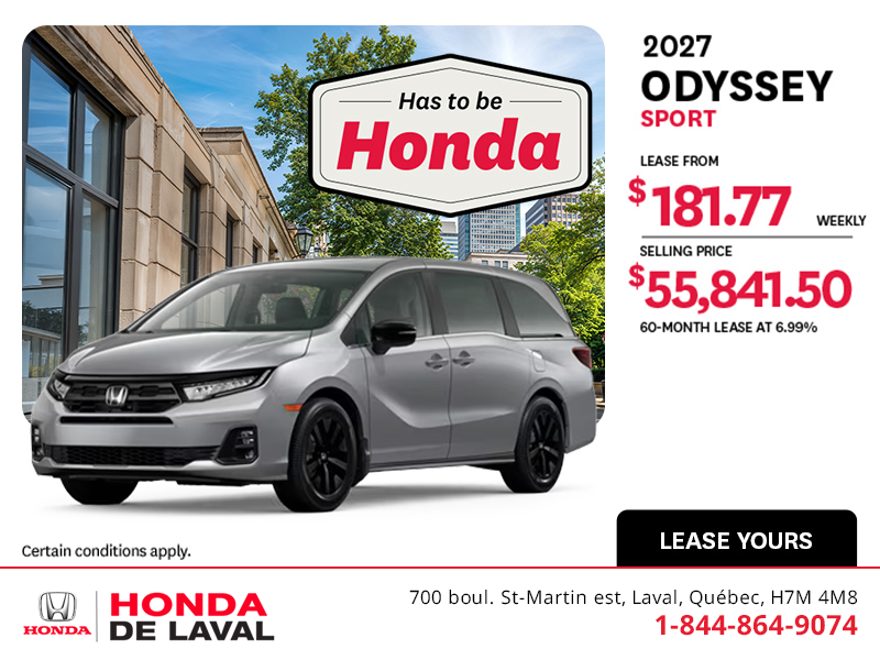 2027 Honda Odyssey