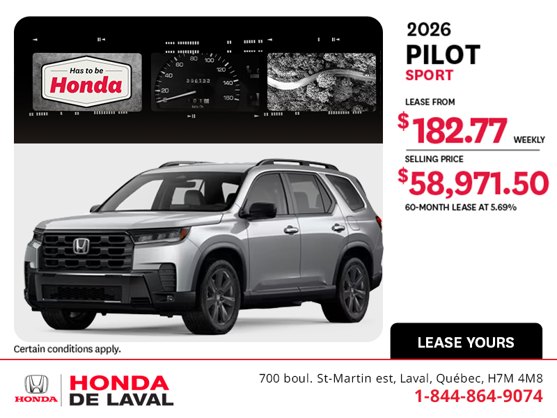 2026 Honda Pilot