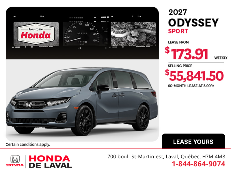 2027 Honda Odyssey