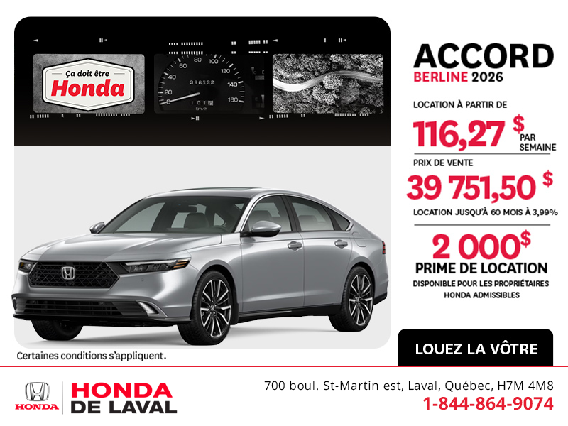 Honda Accord 2026