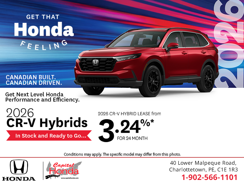 Get the 2026 Honda CR-V hybrid! 