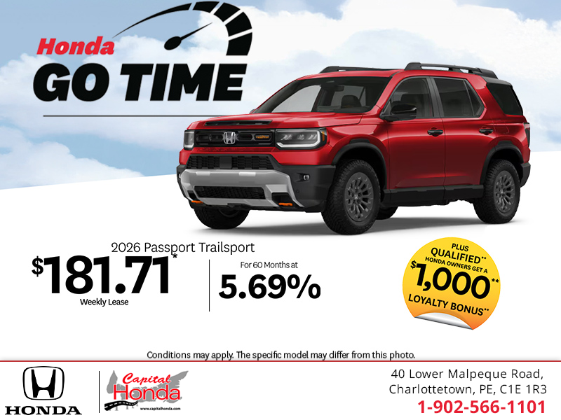 Get the 2026 Honda Passport!