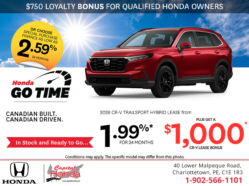 Get the 2026 Honda CR-V Hybrid! 