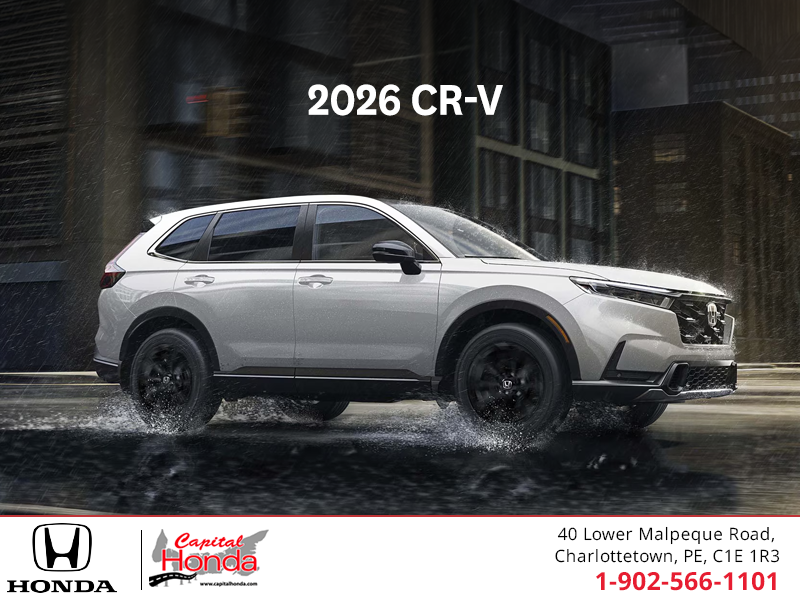 Get the 2026 Honda CR-V! 