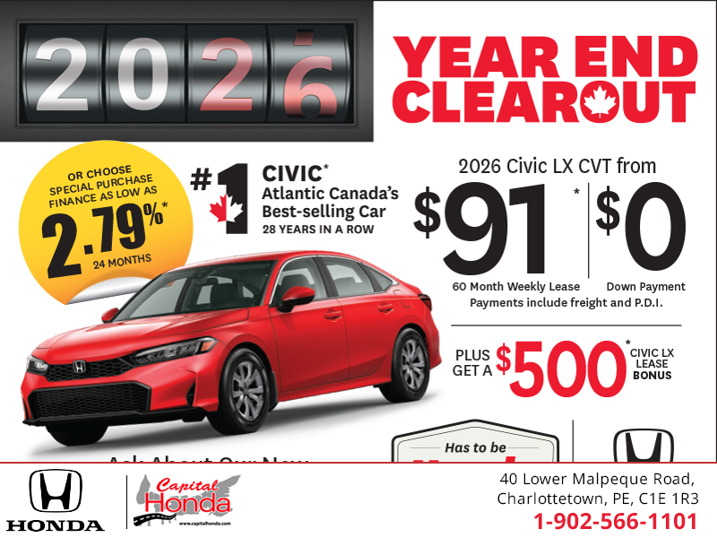 Get the 2026 Honda Civic!