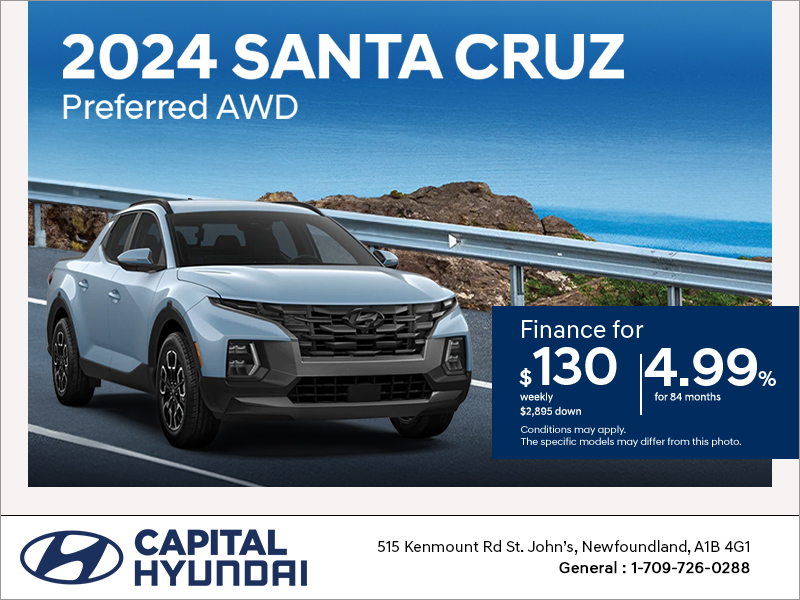 Get the 2024 Hyundai Santa Cruz