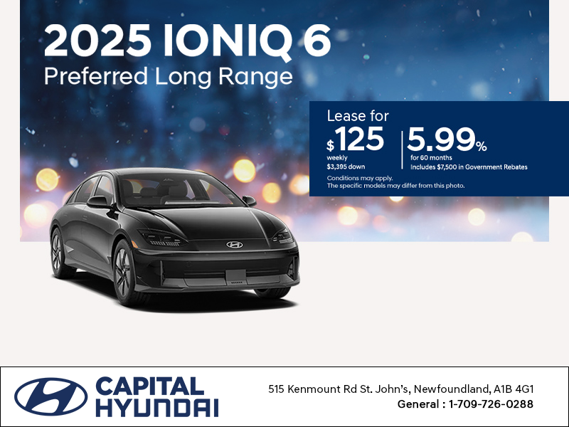 Get the 2025 Hyundai IONIQ 6