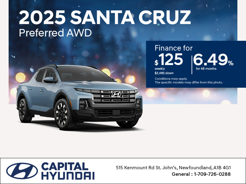 Get the 2025 Hyundai Santa Cruz