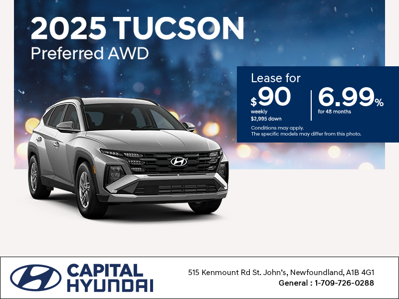 Get the 2025 Hyundai Tucson