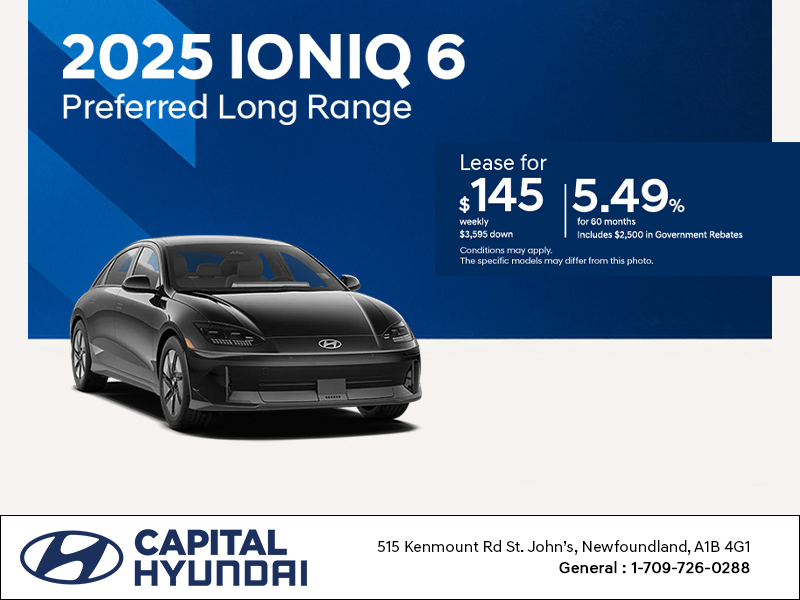 Get the 2025 Hyundai IONIQ 6