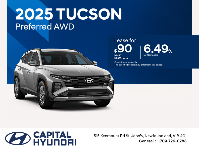 Get the 2025 Hyundai Tucson