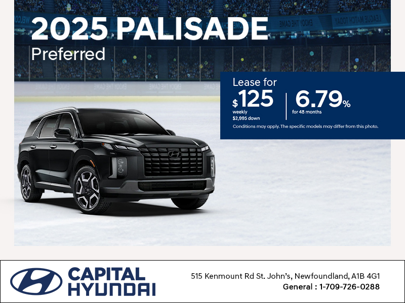 Get the 2025 Hyundai Palisade