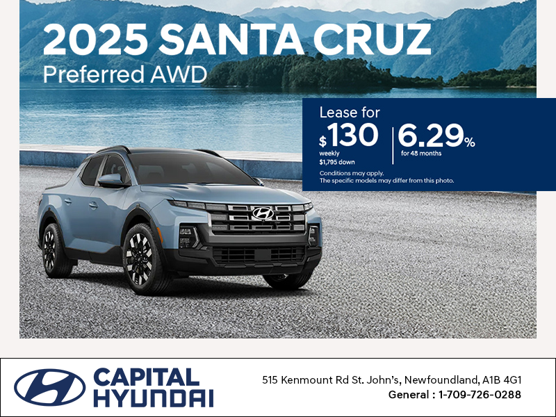 Get the 2025 Hyundai Santa Cruz