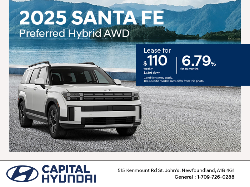 Get the 2025 Hyundai Santa Fe