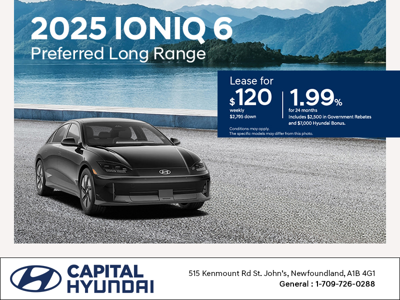 Get the 2025 Hyundai IONIQ 6