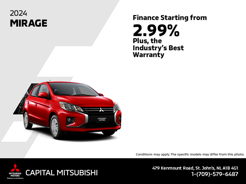 Get the 2024 Mitsubishi Mirage