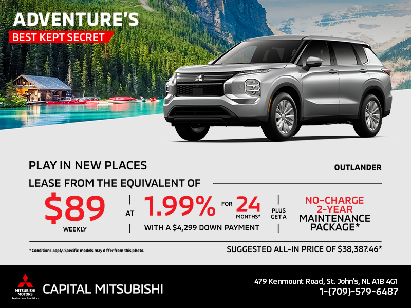 Get the 2025 Mitsubishi Outlander