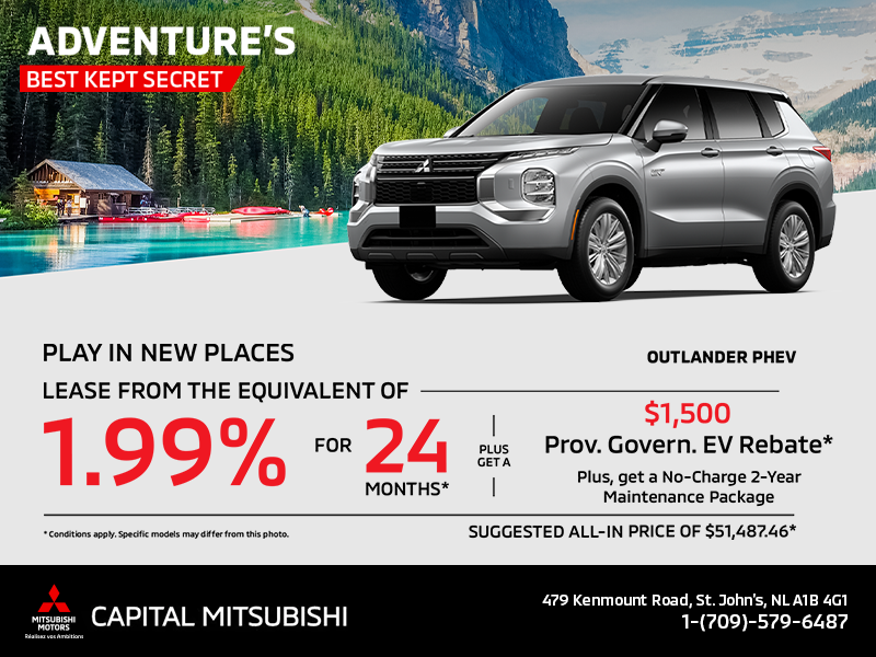 Get the 2025 Mitsubishi Outlander PHEV