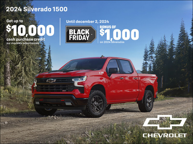 Get the 2024 Chevrolet Silverado 1500