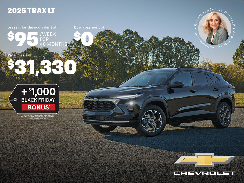 Get the 2025 Chevrolet Trax LT
