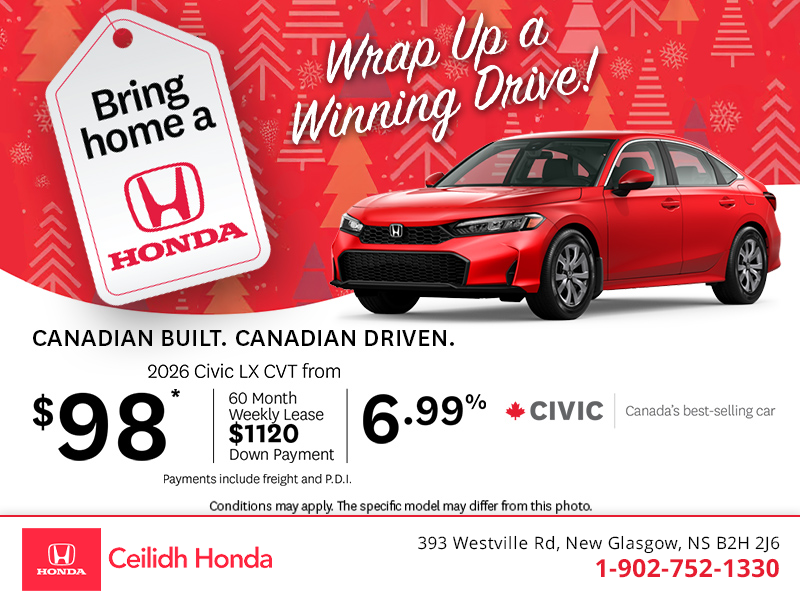 Get the 2026 Honda Civic!