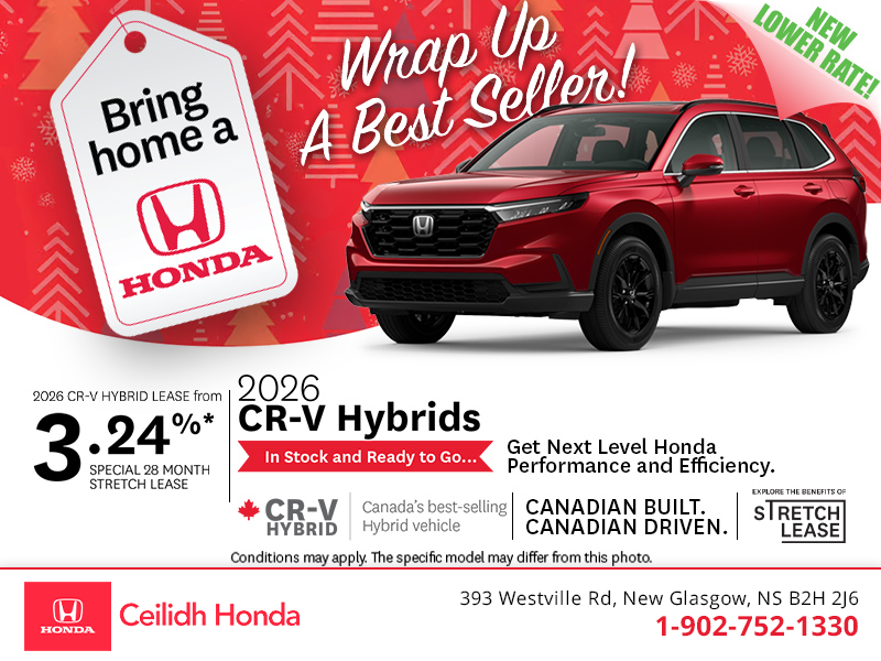 Get the 2026 Honda CR-V hybrid! 
