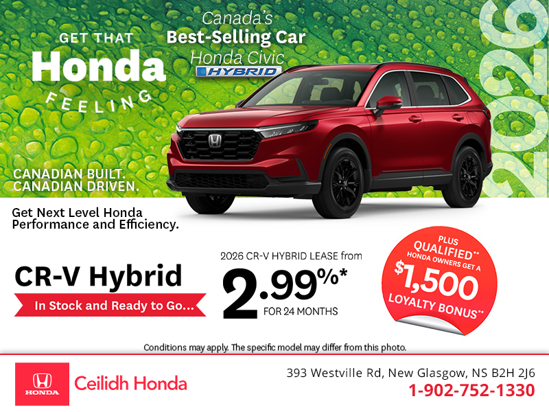 Get the 2026 Honda CR-V hybrid! 