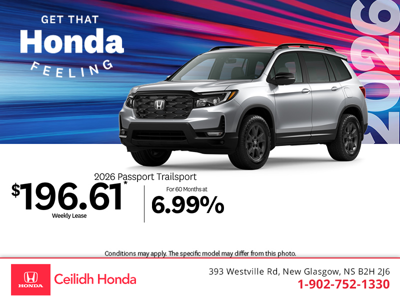 Get the 2026 Honda Passport!