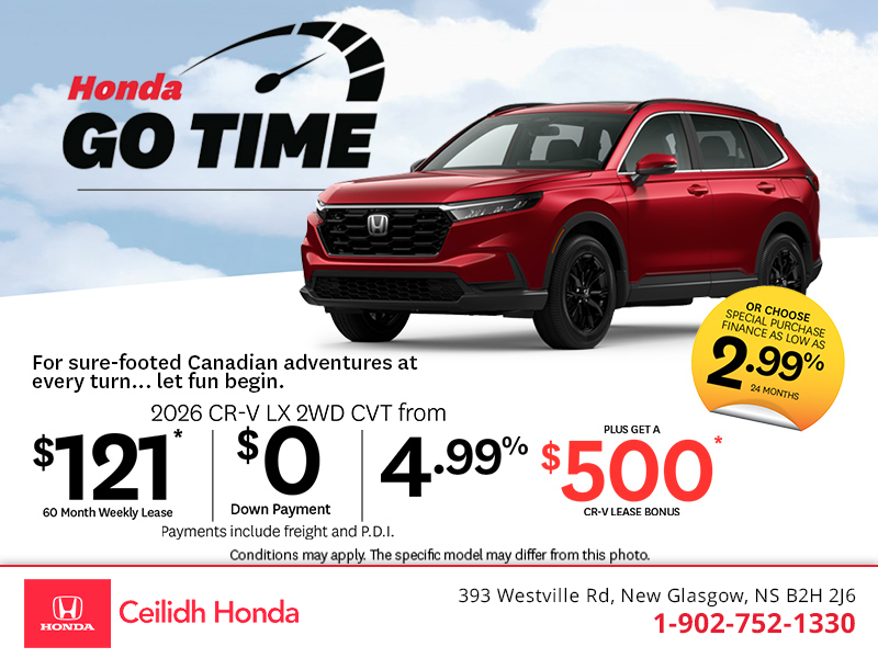 Get the 2026 Honda CR-V! 