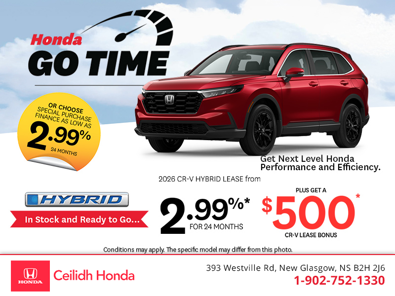 Get the 2026 Honda CR-V hybrid! 
