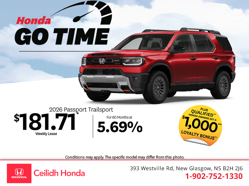 Get the 2026 Honda Passport!