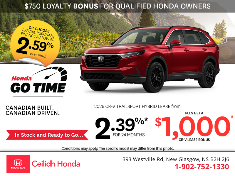 Get the 2026 Honda CR-V Hybrid! 