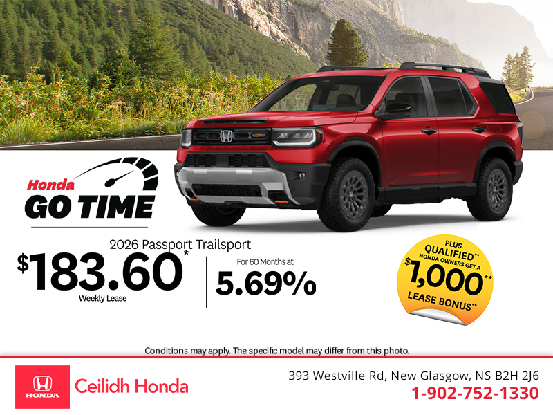 Get the 2026 Honda Passport!