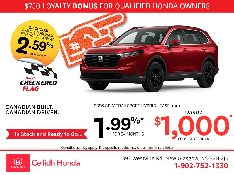 Get the 2026 Honda CR-V Hybrid! 
