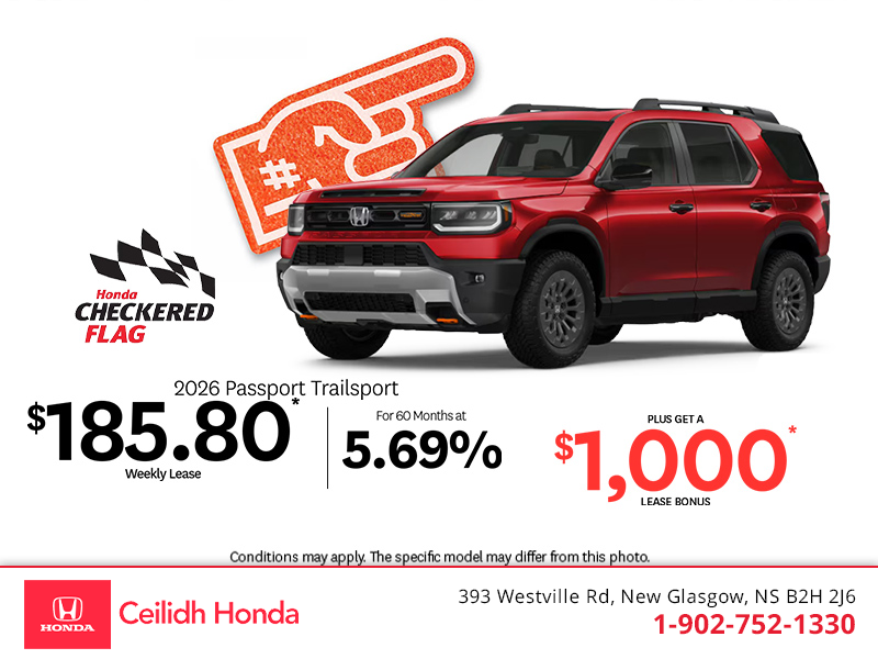 Get the 2026 Honda Passport!