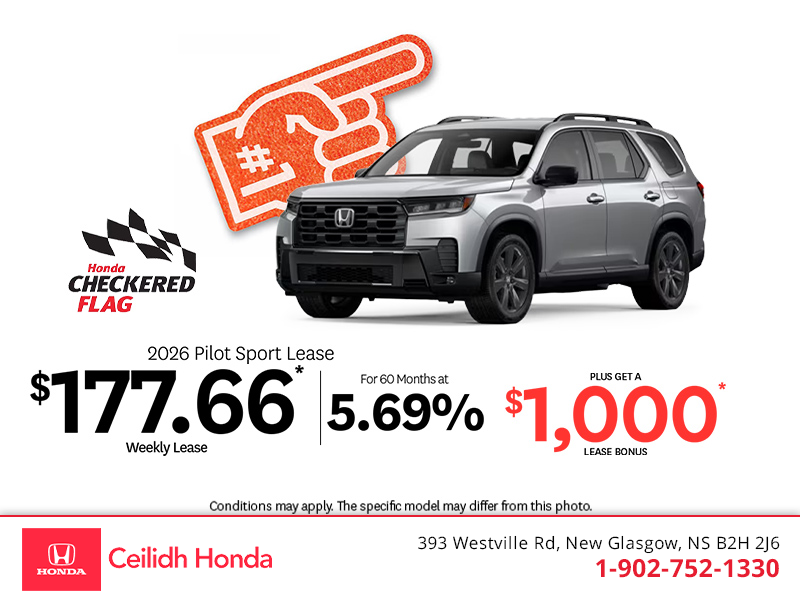 Get the 2026 Honda Pilot! 