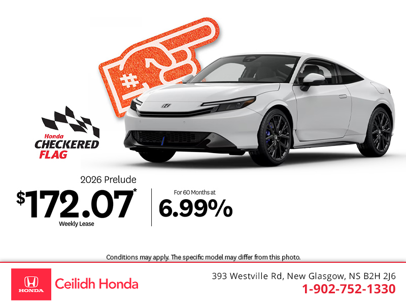 Get the 2026 Honda Prelude!