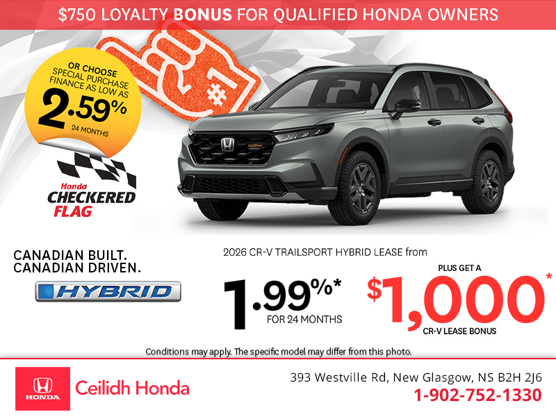 Get the 2026 Honda CR-V Hybrid! 