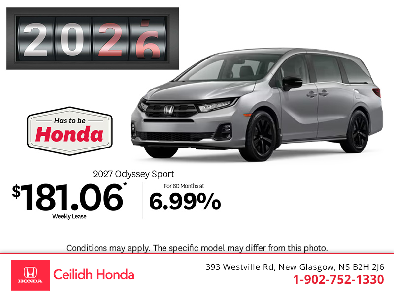 2027 Honda Odyssey