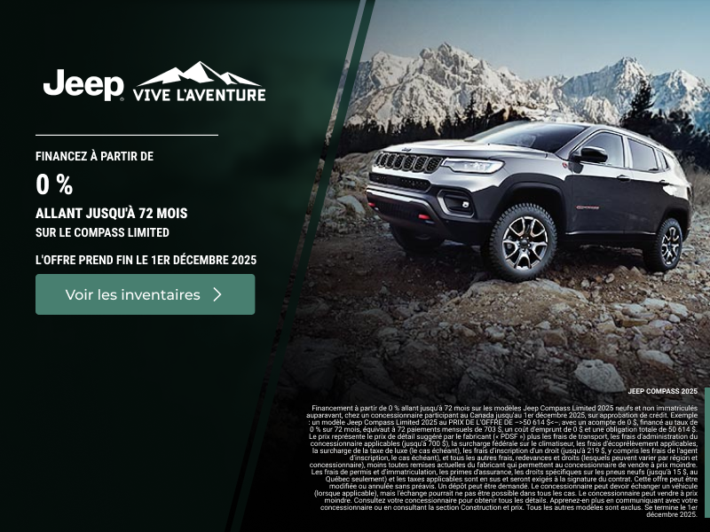 L'événement mensuel de Jeep