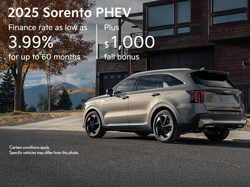 Get the 2025 Kia Sorento PHEV!