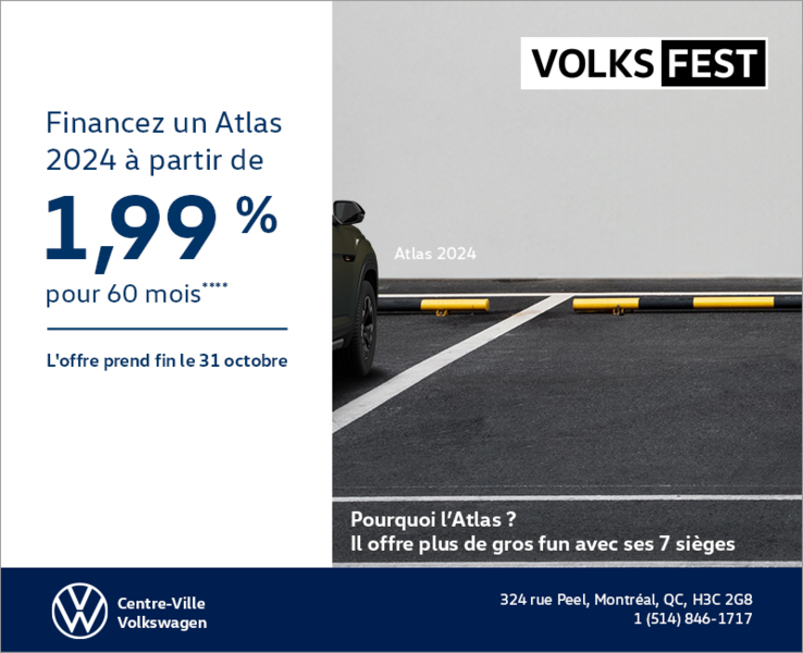 Procurez-vous le Volkswagen Atlas 2024