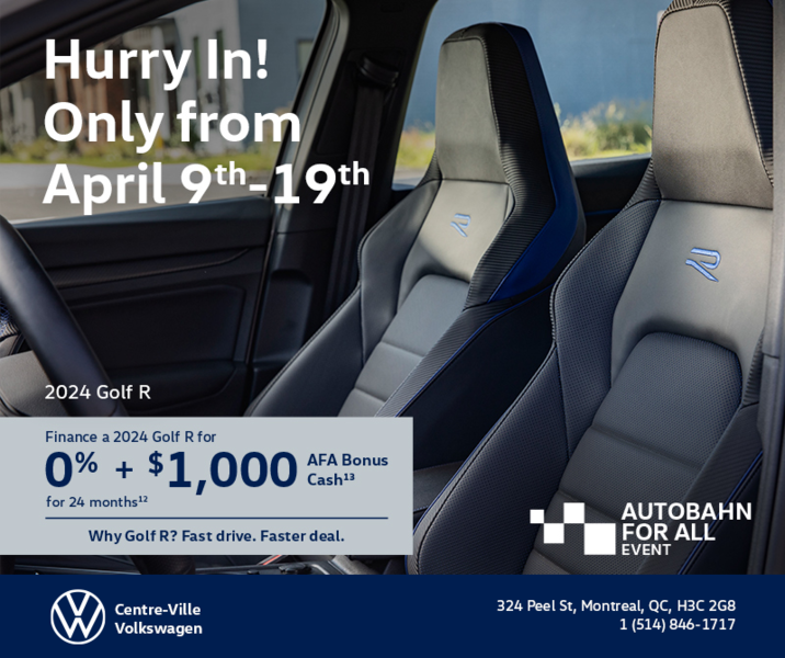 Get the 2024 Volkswagen Golf R