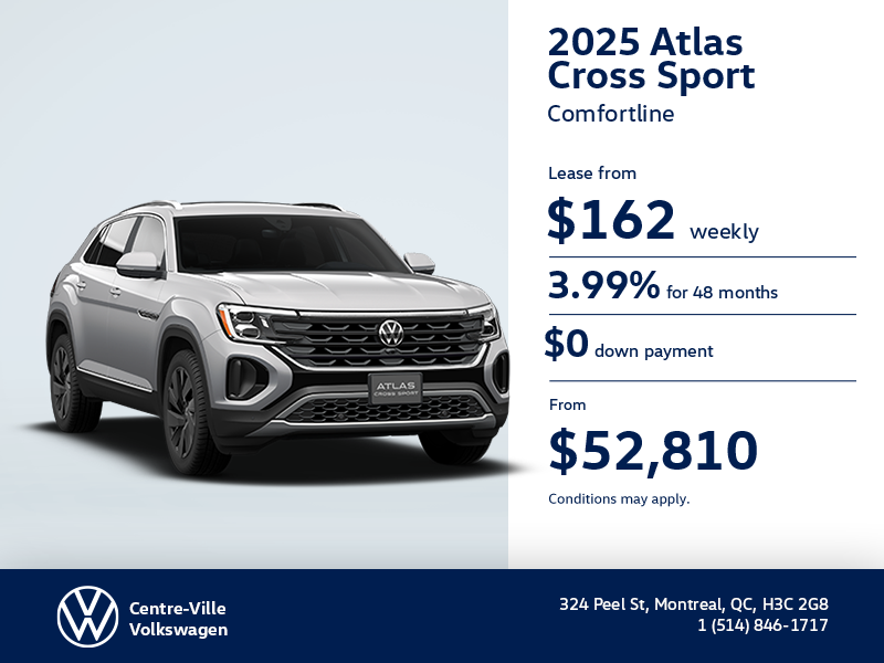 Get the 2025 Volkswagen Atlas Cross Sport