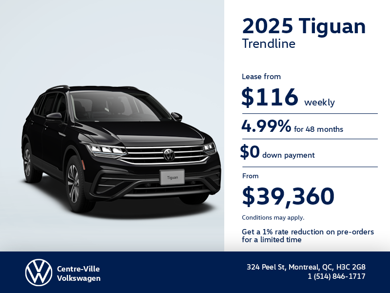 Get the 2025 Volkswagen Tiguan