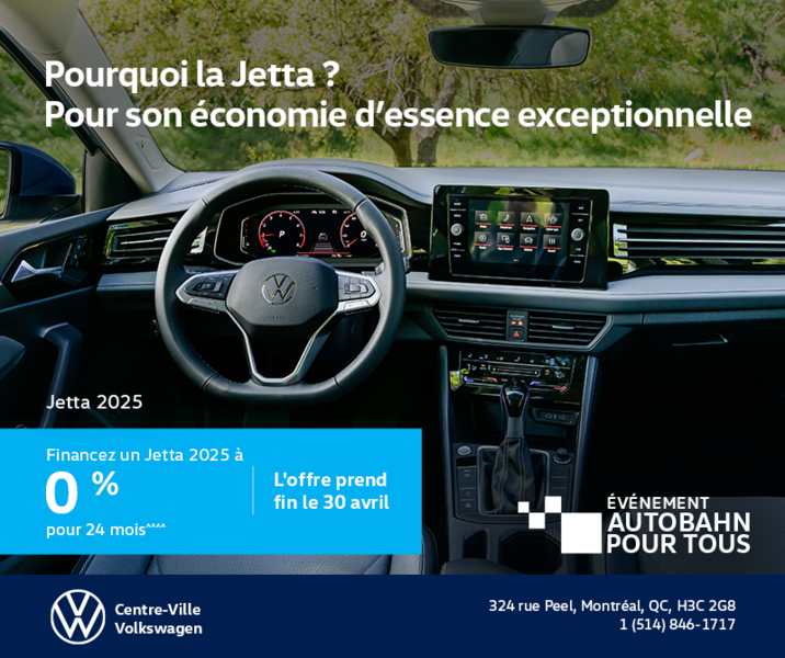 Procurez-vous la Volkswagen Jetta 2025