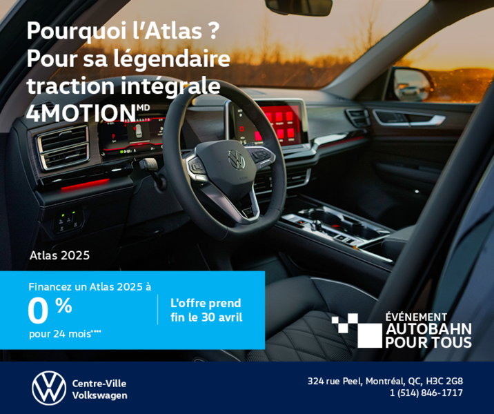 Procurez-vous le Volkswagen Atlas 2025