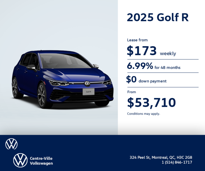 Get the 2025 Volkswagen Golf R